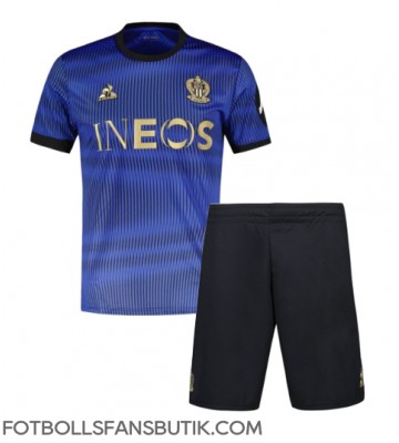 OGC Nice Replika Tredje Tröja Barn 2024-25 Kortärmad (+ Korta byxor)